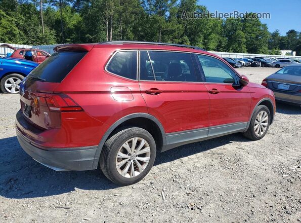 3VV1B7AX9JM064847 2018 VOLKSWAGEN TIGUAN Burgundy Tył prawy