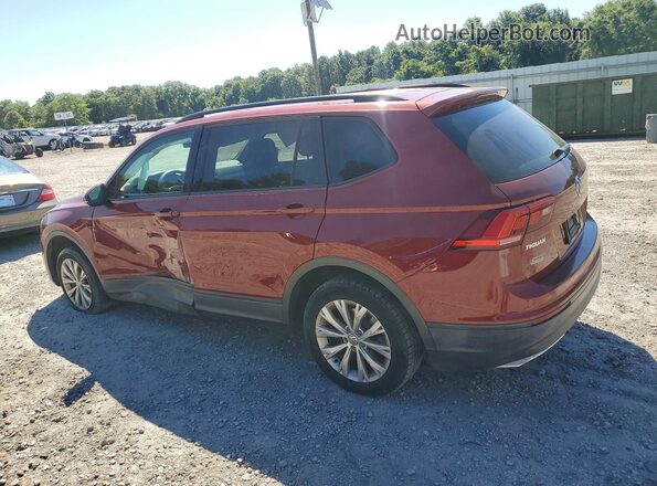 3VV1B7AX9JM064847 2018 VOLKSWAGEN TIGUAN Burgundy Tył lewy