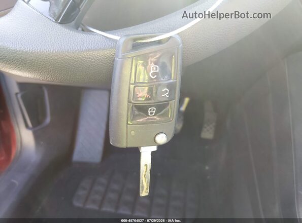 3VV1B7AX9KM121825 2019 VOLKSWAGEN TIGUAN Red Առջևի վահանակի տեսք