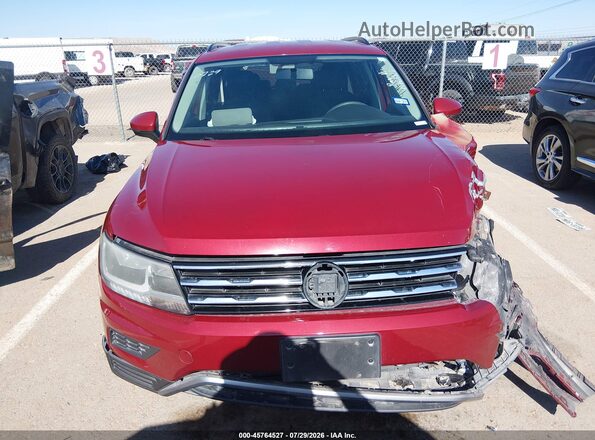 3VV1B7AX9KM121825 2019 VOLKSWAGEN TIGUAN Red Սարքավորումների վահանակի տեսք