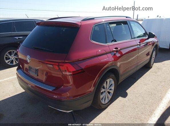 3VV1B7AX9KM121825 2019 VOLKSWAGEN TIGUAN Red Հետևի աջ