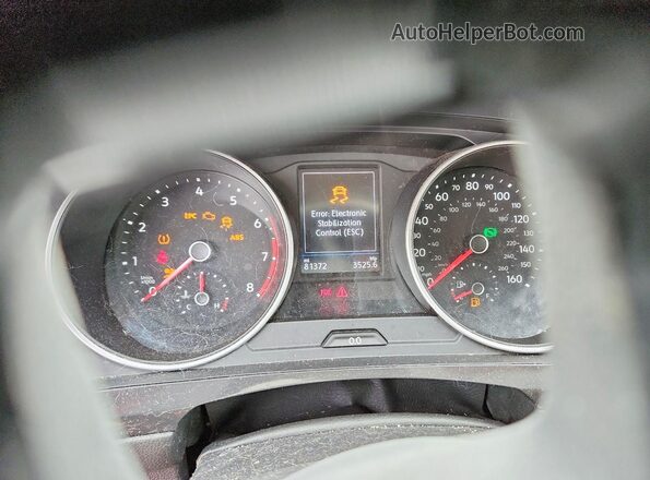 3VV1B7AX9LM094871 2020 VOLKSWAGEN TIGUAN Black ხელსაწყოთა პანელის ხედი