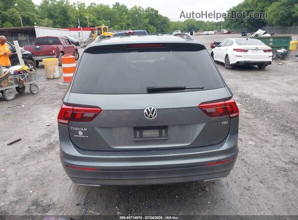 3VV1B7AXXJM034157 2018 VOLKSWAGEN TIGUAN Gray 