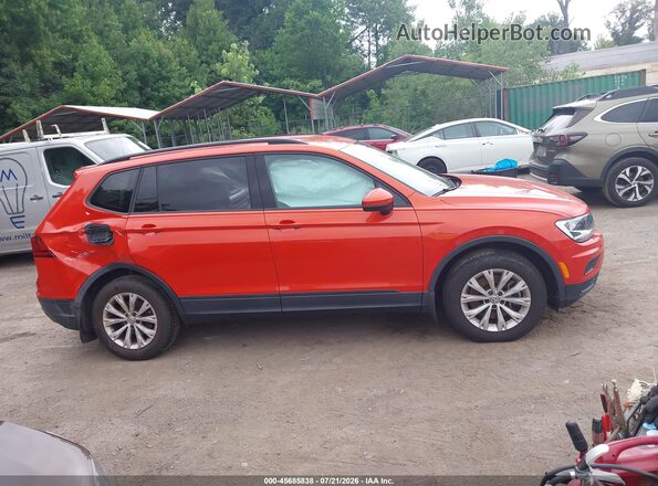 3VV1B7AXXJM125347 2018 VOLKSWAGEN TIGUAN Orange Vista interior de 360 grados