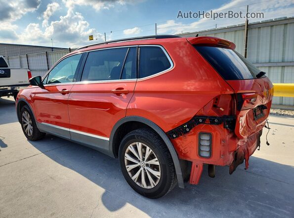 3VV2B7AX0JM070539 2018 VOLKSWAGEN TIGUAN Red უკანა მარცხენა