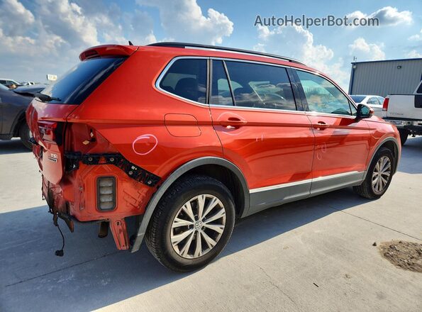 3VV2B7AX0JM070539 2018 VOLKSWAGEN TIGUAN Red უკანა მარჯვენა