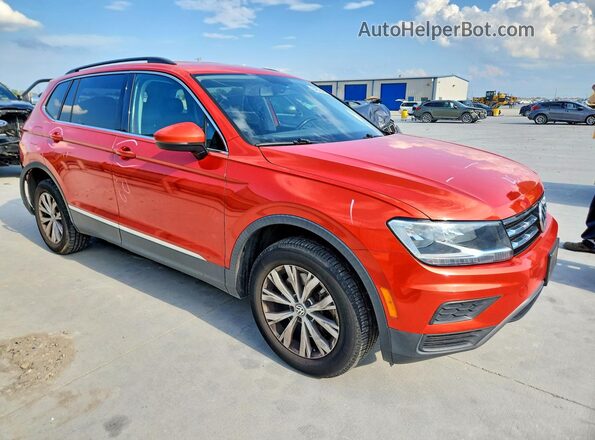 3VV2B7AX0JM070539 2018 VOLKSWAGEN TIGUAN Red წინა მარჯვენა
