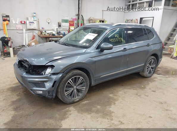 3VV2B7AX0JM169619 2018 VOLKSWAGEN TIGUAN Gray Передня ліва чверть