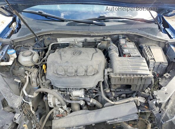 3VV2B7AX0JM170026 2018 VOLKSWAGEN TIGUAN Blue უკანა სალონის ხედი