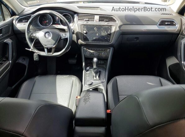 3VV2B7AX0JM170026 2018 VOLKSWAGEN TIGUAN Blue წინა პანელის ხედი
