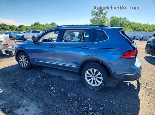 3VV2B7AX0JM178062 2018 VOLKSWAGEN TIGUAN Blue Trasero izquierdo