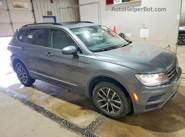 3VV2B7AX0JM191989 2018 VOLKSWAGEN TIGUAN Gray Przód prawy