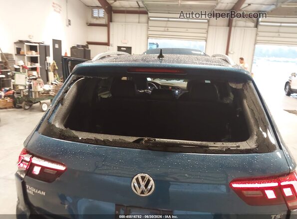 3VV2B7AX0JM218494 2018 VOLKSWAGEN TIGUAN Синий Вид спереди