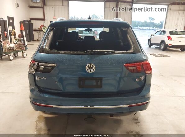 3VV2B7AX0JM218494 2018 VOLKSWAGEN TIGUAN Синий 