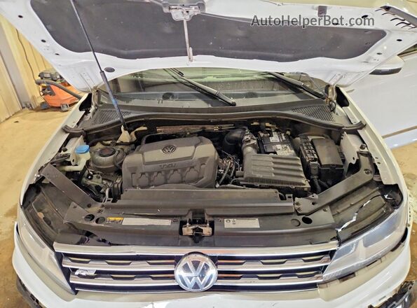 3VV2B7AX0KM030771 2019 VOLKSWAGEN TIGUAN Белый Вид подкапотного пространства