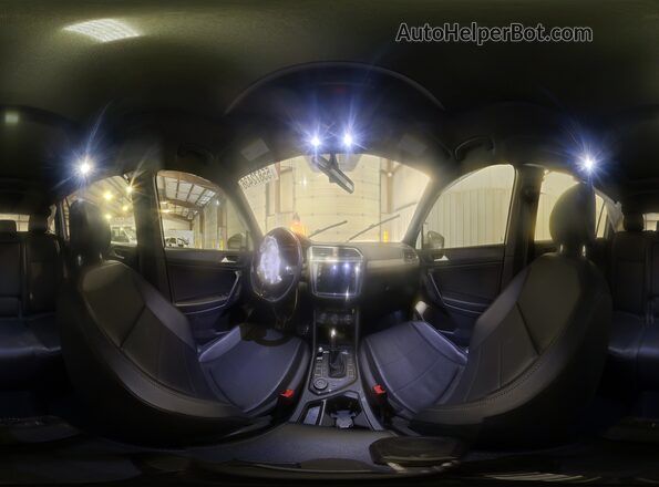 3VV2B7AX0KM030771 2019 VOLKSWAGEN TIGUAN Белый Панорамный вид салона 360°