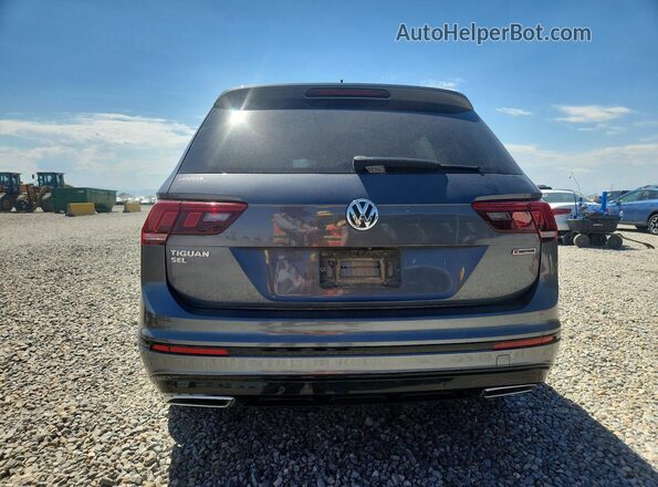 3VV2B7AX0KM116727 2019 VOLKSWAGEN TIGUAN Gray Вид ззаду