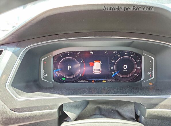 3VV2B7AX0LM123646 2020 VOLKSWAGEN TIGUAN Черный Вид щитка приборов