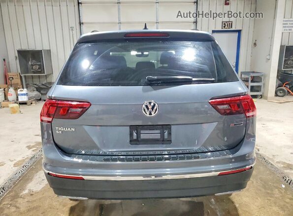 3VV2B7AX0LM168568 2020 VOLKSWAGEN TIGUAN Gray Вид ззаду