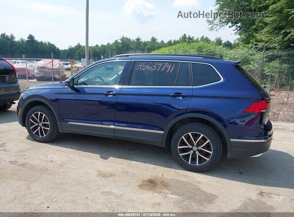 3VV2B7AX0MM009082 2021 VOLKSWAGEN TIGUAN Синий Панорамный вид салона 360°