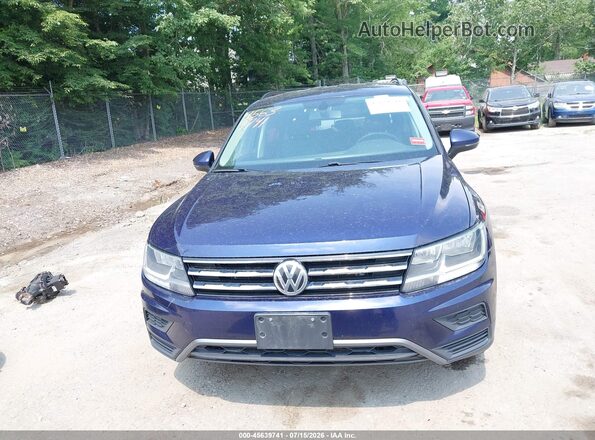3VV2B7AX0MM009082 2021 VOLKSWAGEN TIGUAN Синий Вид щитка приборов