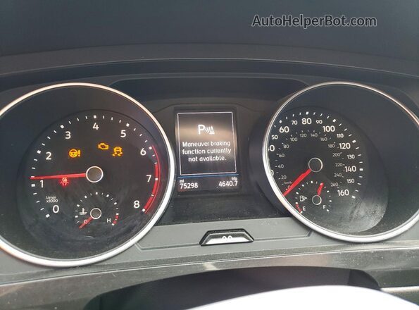 3VV2B7AX0MM110543 2021 VOLKSWAGEN TIGUAN Black Vista del cuadro de instrumentos