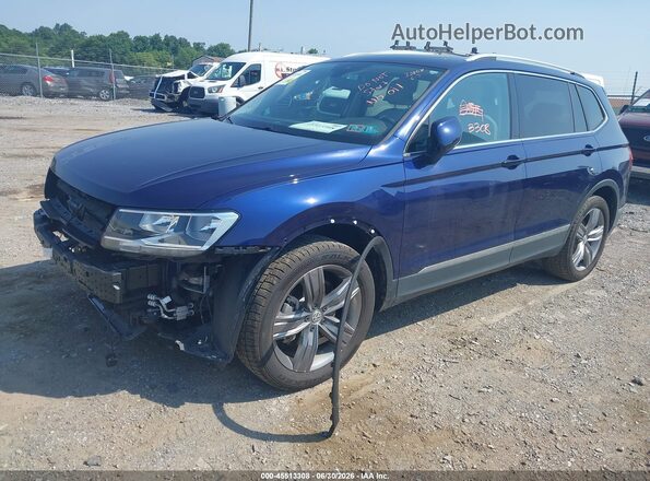 3VV2B7AX0MM120926 2021 VOLKSWAGEN TIGUAN Blue Przód lewy