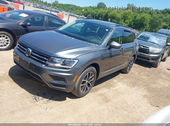 3VV2B7AX0MM130856 2021 VOLKSWAGEN TIGUAN Gray წინა მარცხენა ხედი სამი მეოთხედიდან