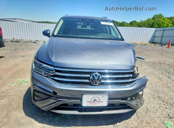 3VV2B7AX0NM030693 2022 VOLKSWAGEN TIGUAN Gray Widok z przodu