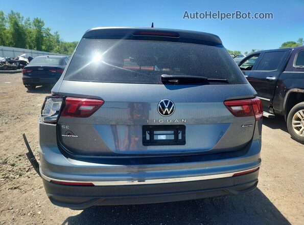 3VV2B7AX0NM030693 2022 VOLKSWAGEN TIGUAN Gray Widok z tyłu