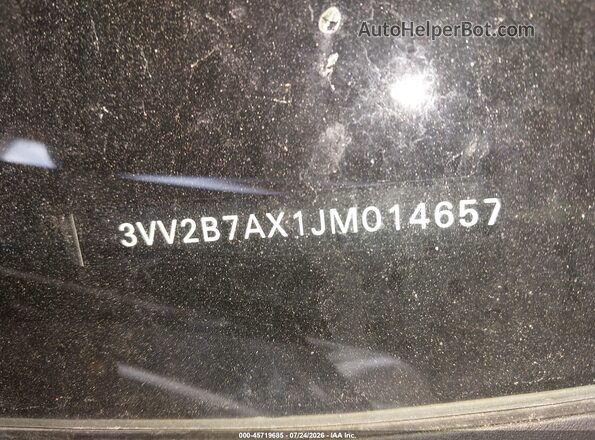 3VV2B7AX1JM014657 2018 VOLKSWAGEN TIGUAN Gray Engine compartment view