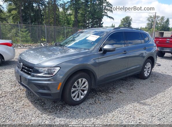 3VV2B7AX1JM081047 2018 VOLKSWAGEN TIGUAN Gray Front left