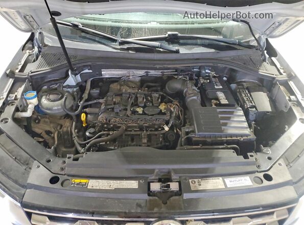 3VV2B7AX1JM178880 2018 VOLKSWAGEN TIGUAN Серебряный Вид подкапотного пространства
