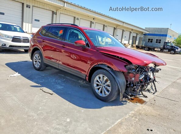 3VV2B7AX1KM078067 2019 VOLKSWAGEN TIGUAN Красный Передняя правая четверть