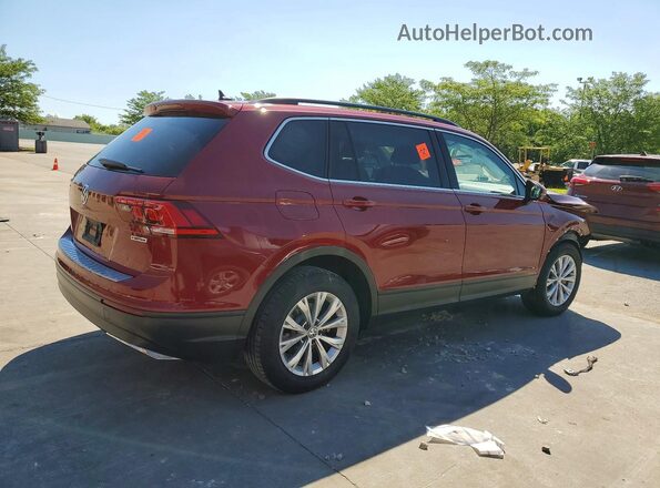 3VV2B7AX1KM078067 2019 VOLKSWAGEN TIGUAN Красный Задняя правая четверть