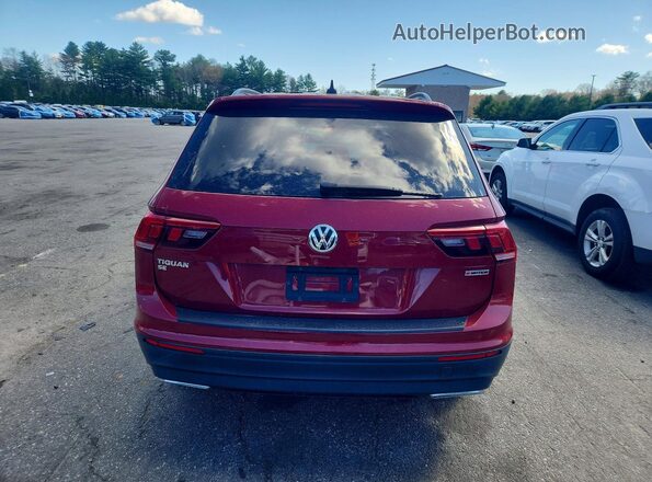 3VV2B7AX1KM099100 2019 VOLKSWAGEN TIGUAN Red Widok z tyłu