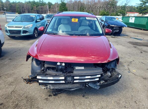 3VV2B7AX1KM099100 2019 VOLKSWAGEN TIGUAN Red Widok z przodu