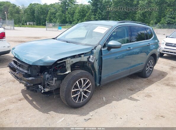 3VV2B7AX1KM185233 2019 VOLKSWAGEN TIGUAN Turquoise Front left