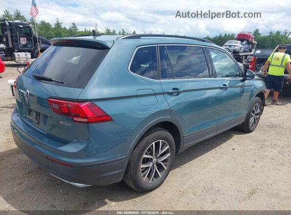 3VV2B7AX1KM185233 2019 VOLKSWAGEN TIGUAN Turquoise Rear right