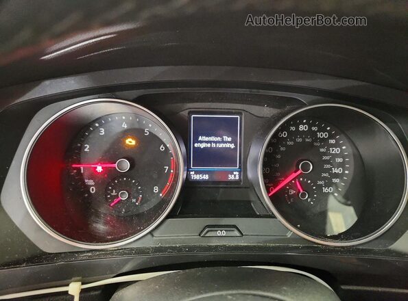 3VV2B7AX1LM010238 2020 VOLKSWAGEN TIGUAN Black Vista del cuadro de instrumentos