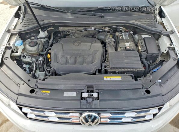3VV2B7AX1MM100555 2021 VOLKSWAGEN TIGUAN White ძრავის განყოფილების ხედი