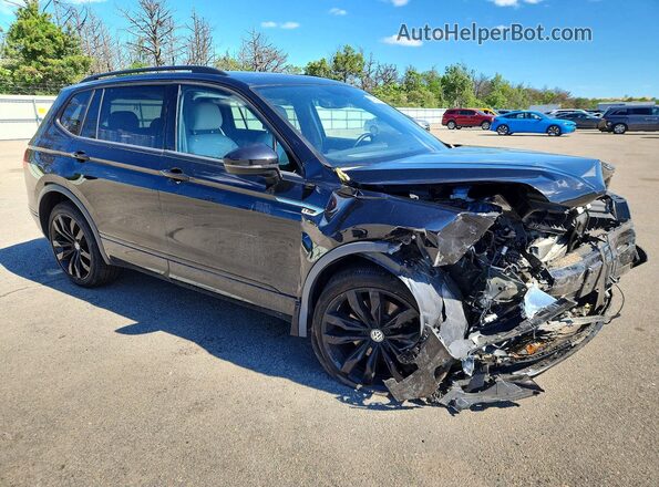 3VV2B7AX1MM114407 2021 VOLKSWAGEN TIGUAN Black Передня права чверть