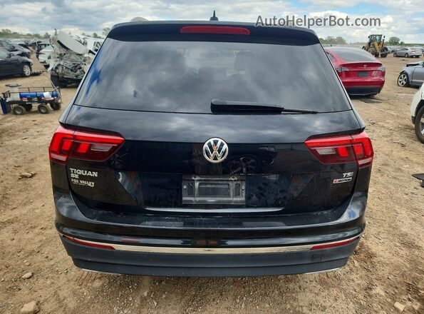 3VV2B7AX2JM001481 2018 VOLKSWAGEN TIGUAN Black Widok z tyłu