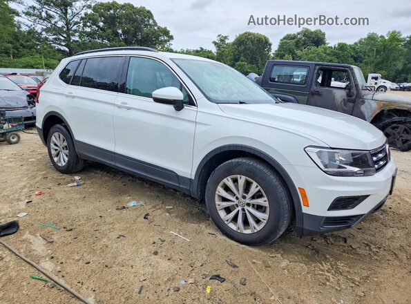 3VV2B7AX2KM086842 2019 VOLKSWAGEN TIGUAN Белый Передняя правая четверть