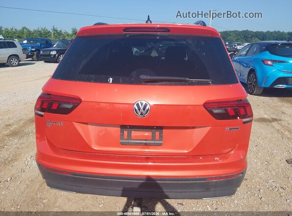 3VV2B7AX2KM098747 2019 VOLKSWAGEN TIGUAN Orange 