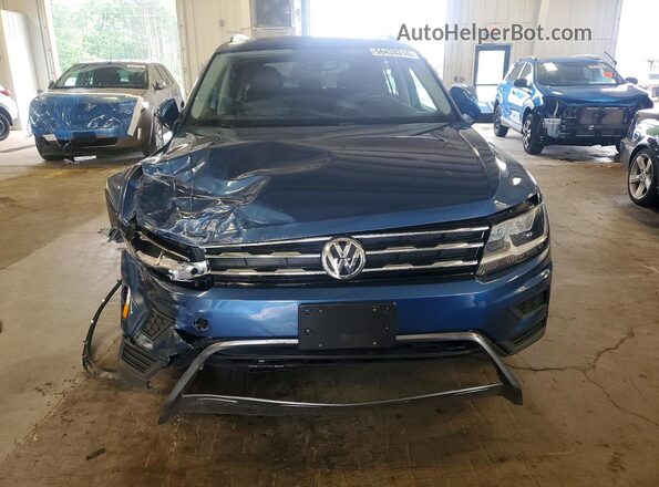 3VV2B7AX2KM189629 2019 VOLKSWAGEN TIGUAN Blue Vista frontal