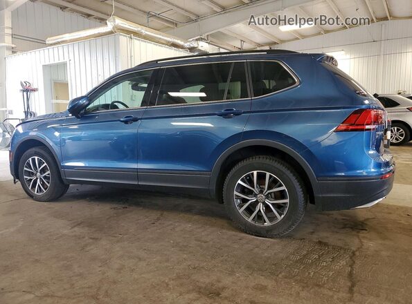 3VV2B7AX2KM189629 2019 VOLKSWAGEN TIGUAN Blue Trasero izquierdo