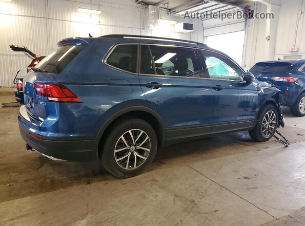 3VV2B7AX2KM189629 2019 VOLKSWAGEN TIGUAN Blue Trasero derecho
