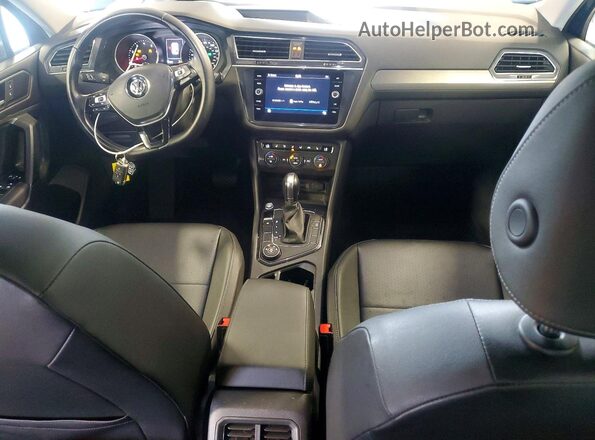 3VV2B7AX2KM189629 2019 VOLKSWAGEN TIGUAN Blue Vista del salpicadero