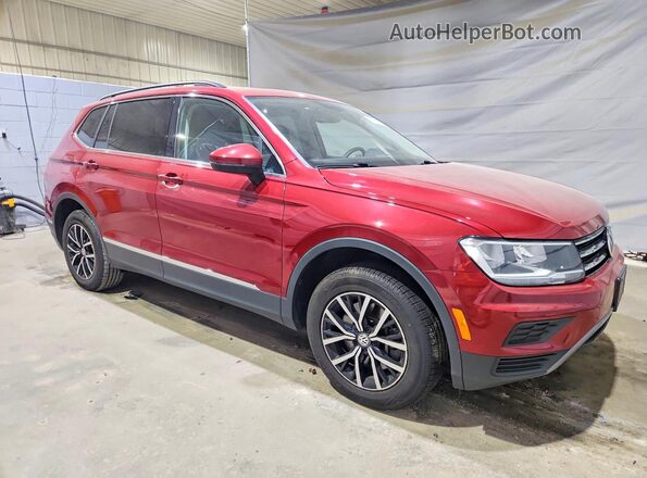 3VV2B7AX2MM040432 2021 VOLKSWAGEN TIGUAN Красный Передняя правая четверть